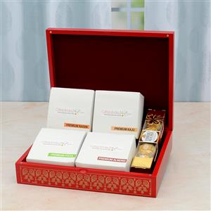 Delightful Set of 4 Premium Dry Fruits Box