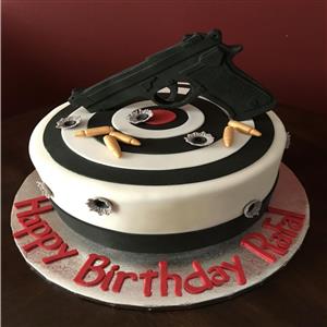 Gun Chocolate Cake - 1.5 Kg.