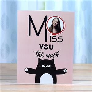 Missing Much Greetings Card