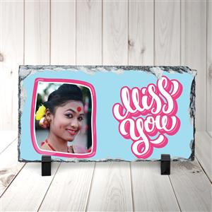Miss You Rock Photo Frame