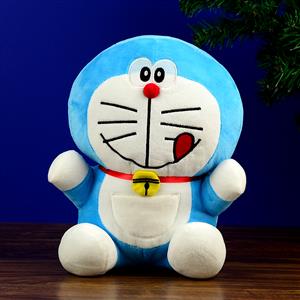 Happy Doraemon Plush Toy