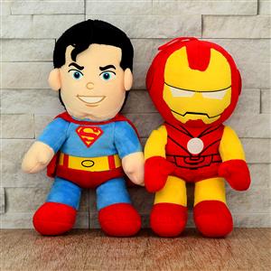 Marvel meets DC Soft Toy Duo
