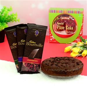 Plum Cake & Cadbury Bournville Hamper