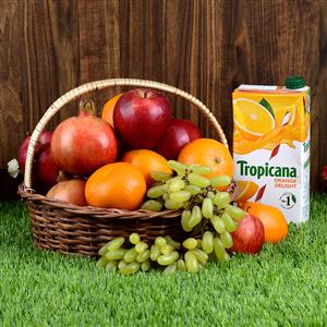 Fruit Basket with Tropicana