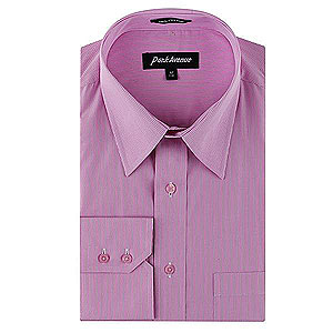 New Park Avenue Pink Striped Shirt