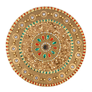 Intricate Rangoli Tray