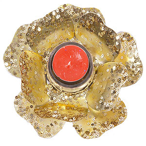 Designer Metal Diya