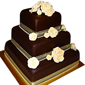 3 Tier Chocolate Cake - 5Kg
