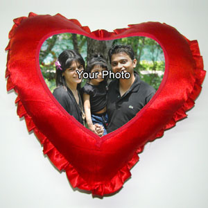 Heart shape cover with Pillow (Red)