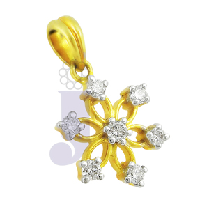  Flower Diamond Pendent 