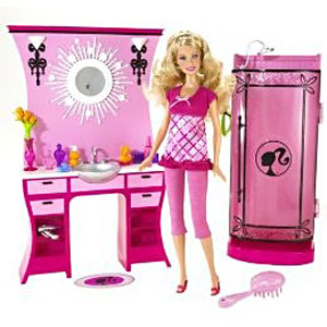 Barbie Bathroom Play Set