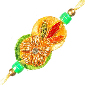 Colourful Floral Rakhi (R1035)