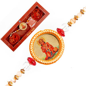 Hanuman Gold Rakhi