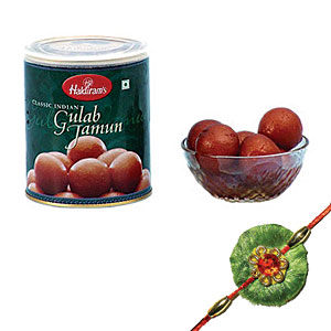 Haldirum Gulab Jamun with Rakhi