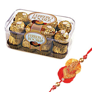 Ferrero With Rakhi.
