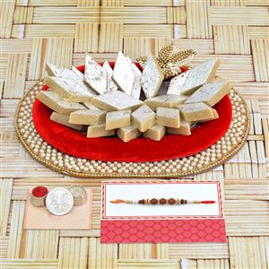 Mixed Sweets for Brother With Rakhi