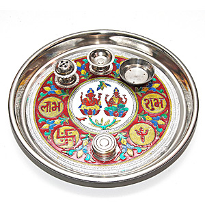 Minakari Puja Thali