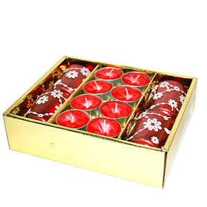  Christmas candles 
