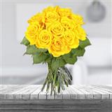 12 Yellow Roses Bunch