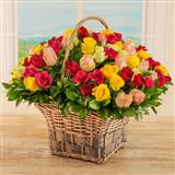 100 Roses Basket