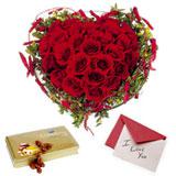 Send Beautiful Roses with chocolates to India
