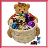 Send Lovely Bear Basket to India