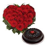 Rose Heart & Cake 
