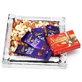 Send Dryfruits & Chocolates in Tray  to India