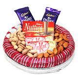 Send Cadbury Chocolates & Dryfruits Hamper to India