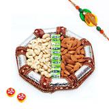 Send Dryfruits and Polo Mint Hamper with Rakhi to India