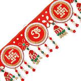 Send Swastik & Om Door Hanging to India