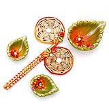 Send Rangoli & Diya Set  to India