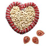Send Hearty Arrangement with Diyas to India