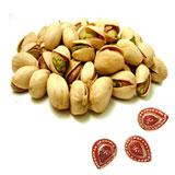 Send Roasted Pista - 1/2 Kg with Diyas to India