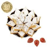 Send Kaju Barfi - 1Kg with Diyas to India
