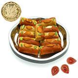 Send Mewa Roll Sweets - 500 Gms with Diyas to India