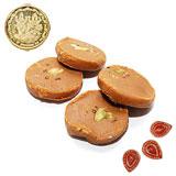 Send Chocolate Peda - 1/2 kg with Diyas to India