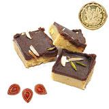 Send Chocolate Barfi - 1/2 kg with Diyas to India