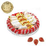 Send Special Delicacies with Diyas to India