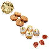 Send Festive Treat - 1 kg with Diyas to India