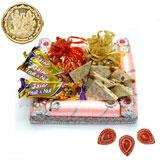 Send Chocolates with Sweets with Diyas to India