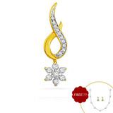 Send Charming Flower Diamond Pendent to India