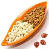 Send Kaju and Almond Splendor with Diyas to India