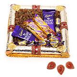 Send Chocolates and Raisins with Diyas to India