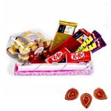 Send Delightful Chocolates with Diyas to India