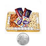 Send Delicious toothy hamper With Diyas to India