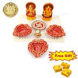 Send Divine Ganesh - Lakshmi Hamper to India