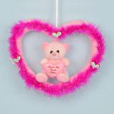 Teddy in a Pink Heart