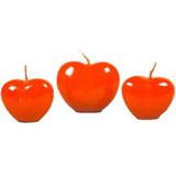 Send Heart Shape Candles-3 Pcs to India