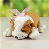 Brown Bulldog Soft Toy